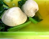 ルクエでホンビノスと小松菜の煮浸し作り方4写真
