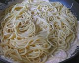 たらこと生クリームのスパゲッティー作り方6写真