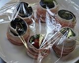 レンジでチン♪トマトの豚茄子巻き中華風作り方5写真