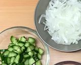 さっぱりピリ辛な四川風 マグロ ポキ丼作り方1写真