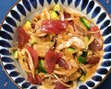 さっぱりピリ辛な四川風 マグロ ポキ丼作り方4写真