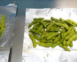 ホクホク～♫フライパンで枝豆のホイル焼き作り方5写真