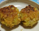 揚げないカレーコロッケ風&お焼き風。作り方3写真