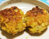揚げないカレーコロッケ風&お焼き風。作り方5写真