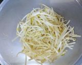 レンジで簡単!もやしとツナの塩昆布和え作り方1写真