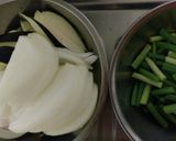 ネギ類の豚肉炒め★葱韭蒜苔炒肉丝作り方1写真