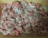 ネギ類の豚肉炒め★葱韭蒜苔炒肉丝作り方3写真