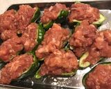 豚こま ピーマンの肉詰め作り方6写真