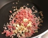 ゴーヤと挽き肉のカレー炒め作り方1写真