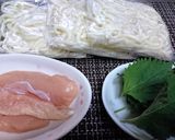 さっぱり～！【梅ささみのぶっかけうどん】作り方1写真