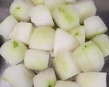 冬瓜と鳥挽き肉のそぼろ煮作り方1写真