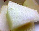 冬瓜と鯖の水煮缶と醤油だけで煮物。圧力鍋作り方1写真