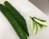 作り置き＊鶏胸肉ときゅうりの中華和え作り方2写真