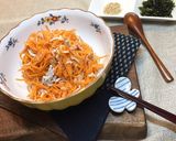 ☆レンジでチン！人参としらすの梅肉あえ☆作り方5写真