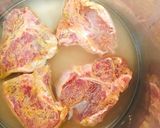 ラムロインチョップと南瓜のイエローカレー作り方3写真