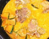 ラムロインチョップと南瓜のイエローカレー作り方13写真