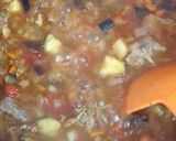 簡単な牛すじ夏野菜カレー作り方8写真