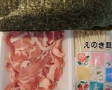 豚小間とえのきの、甘辛海苔くるみ作り方1写真