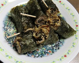 豚小間とえのきの、甘辛海苔くるみ作り方7写真