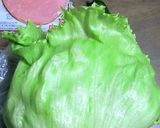 ハム+レタス+胡瓜のマヨコリアンダー和え作り方1写真