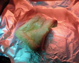 焼きナスと油揚げのみそだれ和え作り方2写真