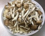 レンジdeきのこの醤油煮作り方1写真