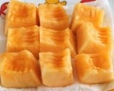 和菓子★レンジで作るプリンスメロン大福作り方1写真