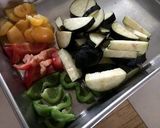自家製トマトソースで夏野菜たっぷりスープ作り方2写真