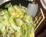 超速☆キャベツと玉ねぎのだし玉子炒め♪作り方6写真