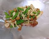 いんげんとしめじの塩麹蒸し焼き作り方2写真