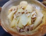 ＊コールラビ入り大根と豚バラの煮物＊作り方7写真