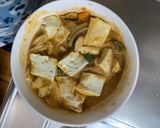 お一人様クリーミー洋風麻婆味豆腐野菜炒め作り方21写真