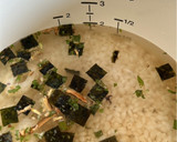 松茸の味お吸いものを使った炊き込みごはん作り方3写真