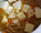鶏むね肉と もやし豆腐の中華餡掛け煮♪作り方8写真