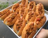 アウトドアでカレーチリホットドック作り方5写真