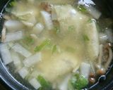 本日の朝 はんぺんのワンタンスープ作り方5写真