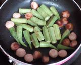 オクラのこんがり揚げ焼き作り方3写真