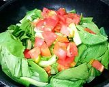 チンゲン菜とトマトの中華風卵炒め♥簡単☆作り方4写真