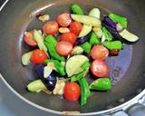 【釣食】コロダイと夏野菜のペペロンチーノ作り方13写真