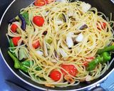 【釣食】コロダイと夏野菜のペペロンチーノ作り方16写真