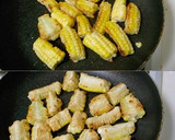 フライパンで簡単！とうもろこしの唐揚げ作り方4写真