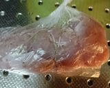 袋で作るロールハーブチキン作り方2写真