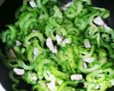 ごはんが進む！ゴーヤと豚肉の中華風炒め作り方3写真