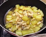 でっかいキュウリと鶏の旨煮♪作り方6写真