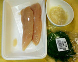 簡単♡塩麹deササミの生姜風味焼き♪作り方1写真