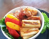 綺麗になれちゃう『野菜たっぷり照りき丼』作り方7写真