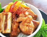 綺麗になれちゃう『野菜たっぷり照りき丼』作り方9写真