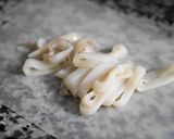 甘酒みそで作る、イカの酢味噌がけ作り方2写真