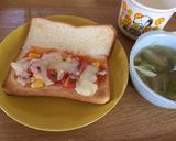 幼児食★ピザトースト作り方3写真