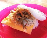 キャンプ飯★残ったご飯簡単ライスバーガー作り方7写真